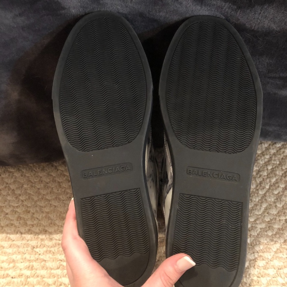 BALENCIAGA Marble High Top Sneakers - Picture 5 of 5